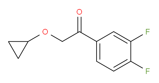 2-cyclopropoxy-1-(3,4-difluorophenyl)ethanone
