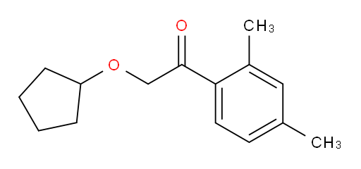 2-(cyclopentyloxy)-1-(2,4-dimethylphenyl)ethanone