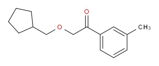 2-(cyclopentylmethoxy)-1-(m-tolyl)ethanone