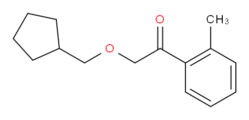 2-(cyclopentylmethoxy)-1-(o-tolyl)ethanone