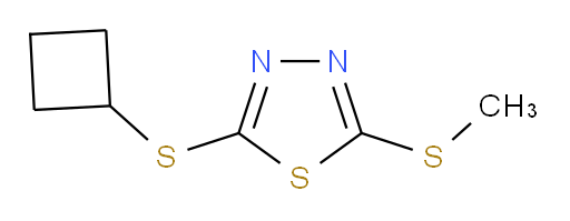 2-(cyclobutylthio)-5-(methylthio)-1,3,4-thiadiazole