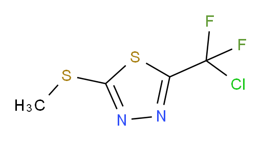 2-(chlorodifluoromethyl)-5-(methylthio)-1,3,4-thiadiazole