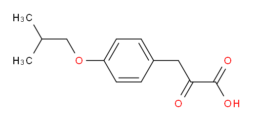 3-(4-isobutoxyphenyl)-2-oxopropanoic acid
