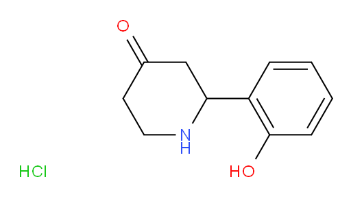 2-(2-hydroxyphenyl)piperidin-4-one hydrochloride