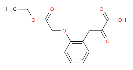 3-(2-(2-ethoxy-2-oxoethoxy)phenyl)-2-oxopropanoic acid