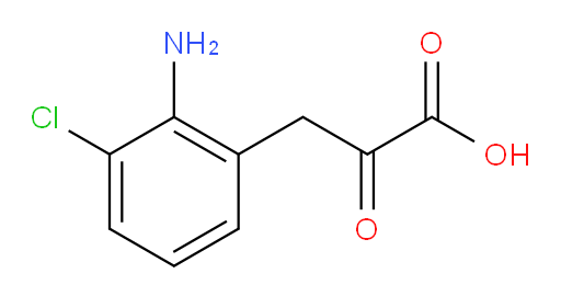 3-(2-amino-3-chlorophenyl)-2-oxopropanoic acid