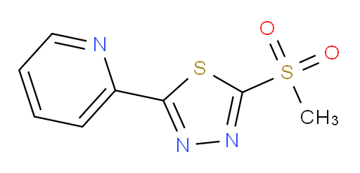 2-(methylsulfonyl)-5-(pyridin-2-yl)-1,3,4-thiadiazole