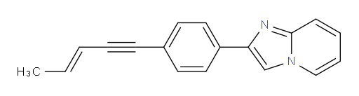 (E)-2-(4-(pent-3-en-1-yn-1-yl)phenyl)imidazo[1,2-a]pyridine