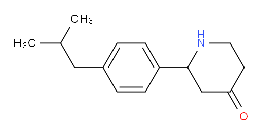 2-(4-isobutylphenyl)piperidin-4-one