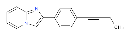2-(4-(but-1-yn-1-yl)phenyl)imidazo[1,2-a]pyridine