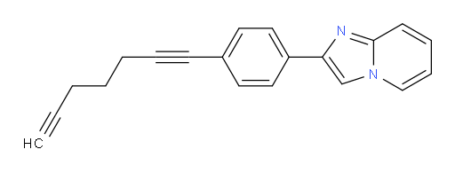 2-(4-(hepta-1,6-diyn-1-yl)phenyl)imidazo[1,2-a]pyridine