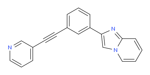 2-(3-(pyridin-3-ylethynyl)phenyl)imidazo[1,2-a]pyridine