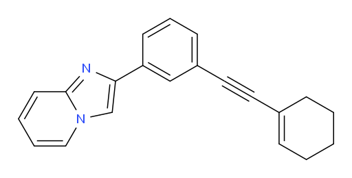 2-(3-(cyclohex-1-en-1-ylethynyl)phenyl)imidazo[1,2-a]pyridine