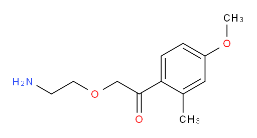2-(2-aminoethoxy)-1-(4-methoxy-2-methylphenyl)ethanone