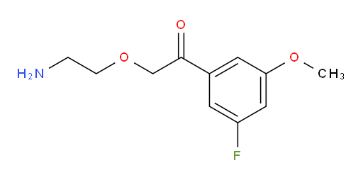2-(2-aminoethoxy)-1-(3-fluoro-5-methoxyphenyl)ethanone