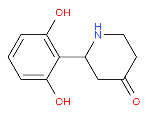 2-(2,6-dihydroxyphenyl)piperidin-4-one