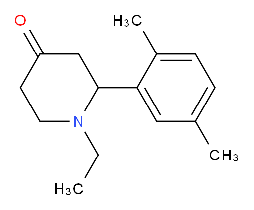 2-(2,5-dimethylphenyl)-1-ethylpiperidin-4-one