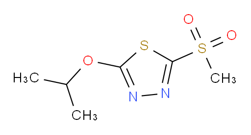 2-isopropoxy-5-(methylsulfonyl)-1,3,4-thiadiazole