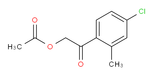 2-(4-chloro-2-methylphenyl)-2-oxoethyl acetate