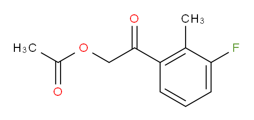 2-(3-fluoro-2-methylphenyl)-2-oxoethyl acetate