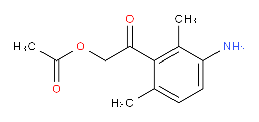 2-(3-amino-2,6-dimethylphenyl)-2-oxoethyl acetate