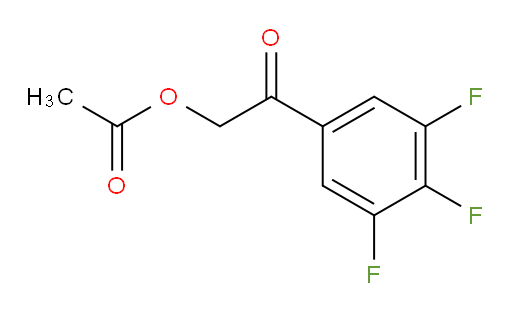 2-oxo-2-(3,4,5-trifluorophenyl)ethyl acetate