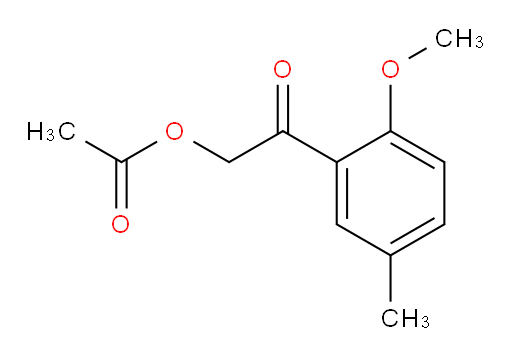 2-(2-methoxy-5-methylphenyl)-2-oxoethyl acetate