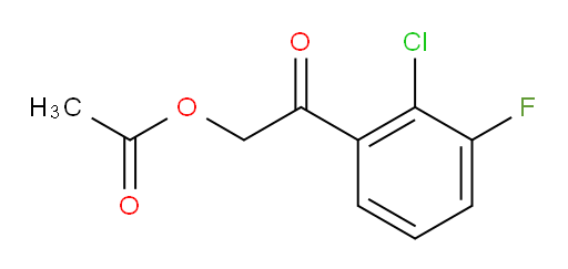 2-(2-chloro-3-fluorophenyl)-2-oxoethyl acetate