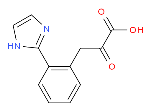 3-(2-(1H-imidazol-2-yl)phenyl)-2-oxopropanoic acid