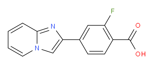 2-fluoro-4-(imidazo[1,2-a]pyridin-2-yl)benzoic acid