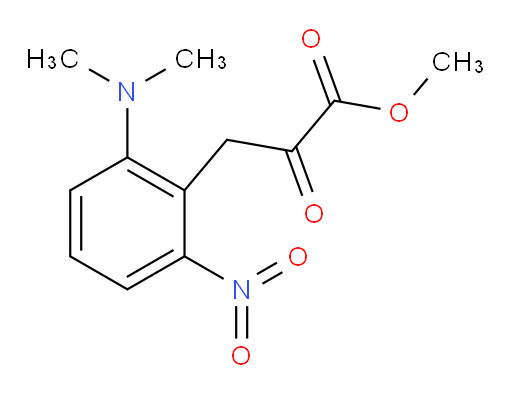 methyl 3-(2-(dimethylamino)-6-nitrophenyl)-2-oxopropanoate