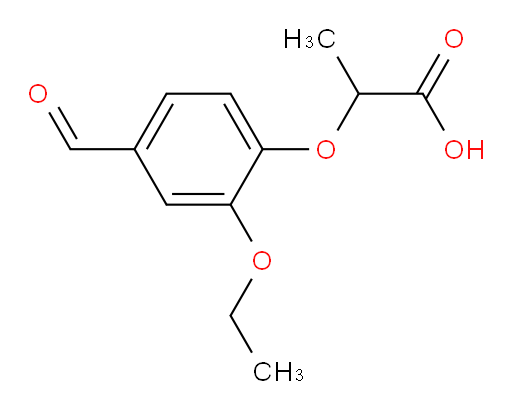 2-(2-ethoxy-4-formylphenoxy)propanoic acid