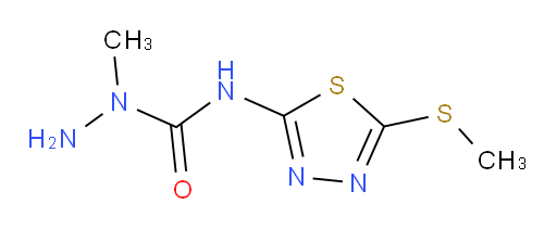 1-methyl-N-(5-(methylthio)-1,3,4-thiadiazol-2-yl)hydrazinecarboxamide