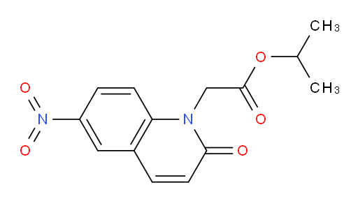 isopropyl 2-(6-nitro-2-oxoquinolin-1(2H)-yl)acetate