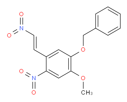 (E)-1-(benzyloxy)-2-methoxy-4-nitro-5-(2-nitrovinyl)benzene