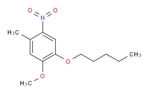 1-methoxy-5-methyl-4-nitro-2-(pentyloxy)benzene