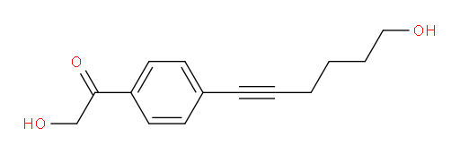 2-hydroxy-1-(4-(6-hydroxyhex-1-yn-1-yl)phenyl)ethanone