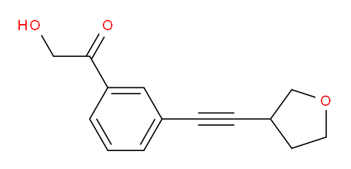 2-hydroxy-1-(3-((tetrahydrofuran-3-yl)ethynyl)phenyl)ethanone