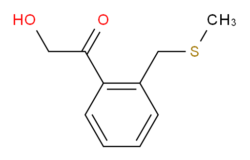 2-hydroxy-1-(2-((methylthio)methyl)phenyl)ethanone