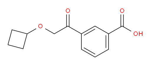 3-(2-cyclobutoxyacetyl)benzoic acid