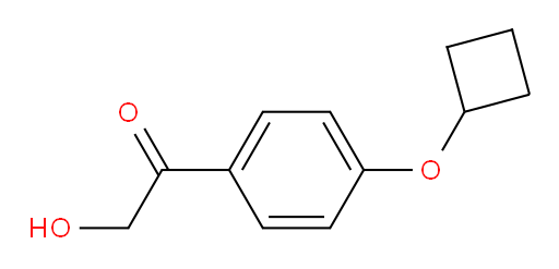 1-(4-cyclobutoxyphenyl)-2-hydroxyethanone