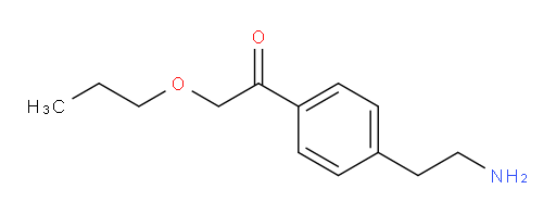 1-(4-(2-aminoethyl)phenyl)-2-propoxyethanone