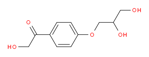 1-(4-(2,3-dihydroxypropoxy)phenyl)-2-hydroxyethanone