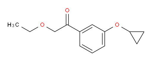 1-(3-cyclopropoxyphenyl)-2-ethoxyethanone