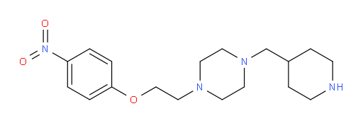 1-(2-(4-nitrophenoxy)ethyl)-4-(piperidin-4-ylmethyl)piperazine