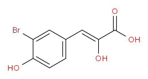 (Z)-3-(3-bromo-4-hydroxyphenyl)-2-hydroxyacrylic acid