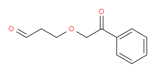 3-(2-oxo-2-phenylethoxy)propanal