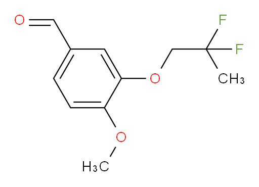 3-(2,2-difluoropropoxy)-4-methoxybenzaldehyde