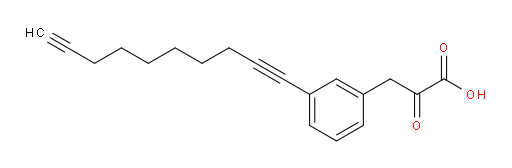 3-(3-(deca-1,9-diyn-1-yl)phenyl)-2-oxopropanoic acid