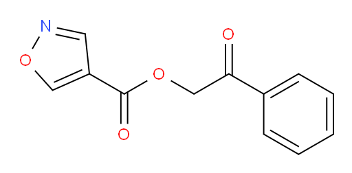 2-oxo-2-phenylethyl isoxazole-4-carboxylate